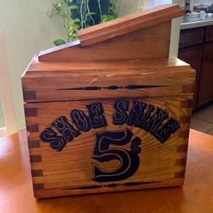Antique Shoe Shine Box